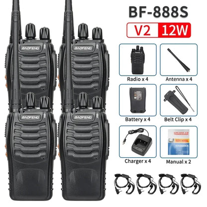Dual Band Portable Long Range Walkie Talkie
