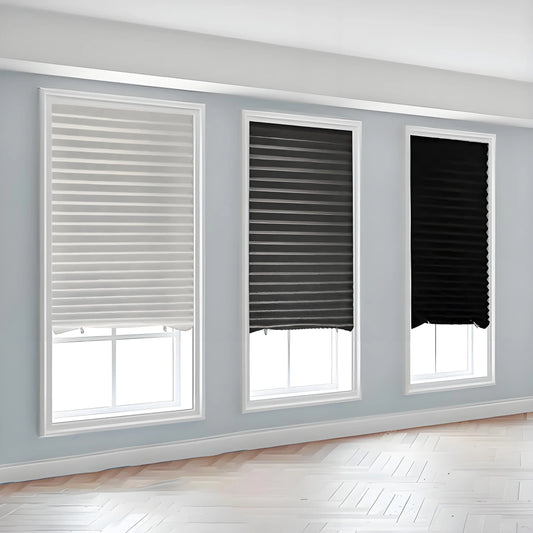 Self-Adhesive Pleated Blind High Shading Curtain