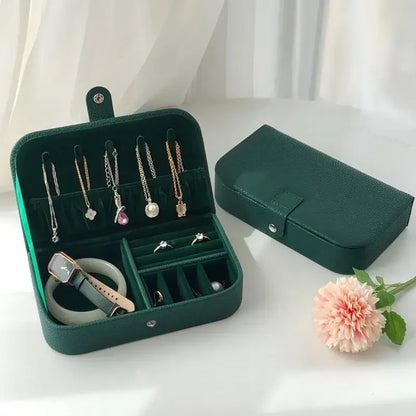 Leather Portable Jewelry Organizer