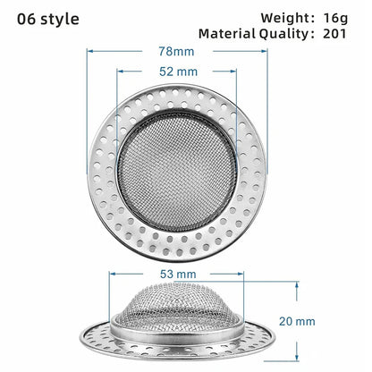 Stainless Steel Kitchen Sink Filter