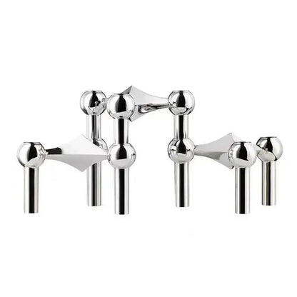Metal Molecular Structure Candle Holder