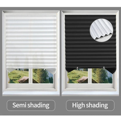 Self-Adhesive Pleated Blind High Shading Curtain