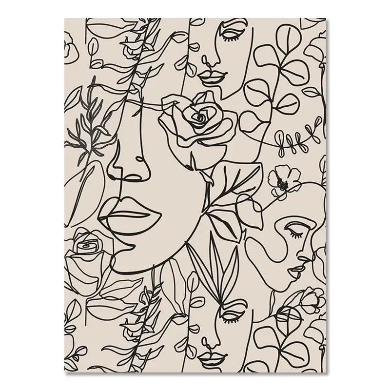 Abstract Bohemian Wall Art Poster