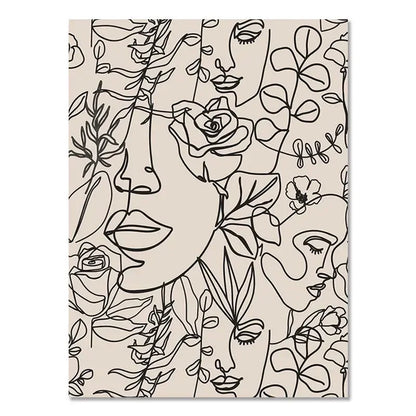 Abstract Bohemian Wall Art Poster