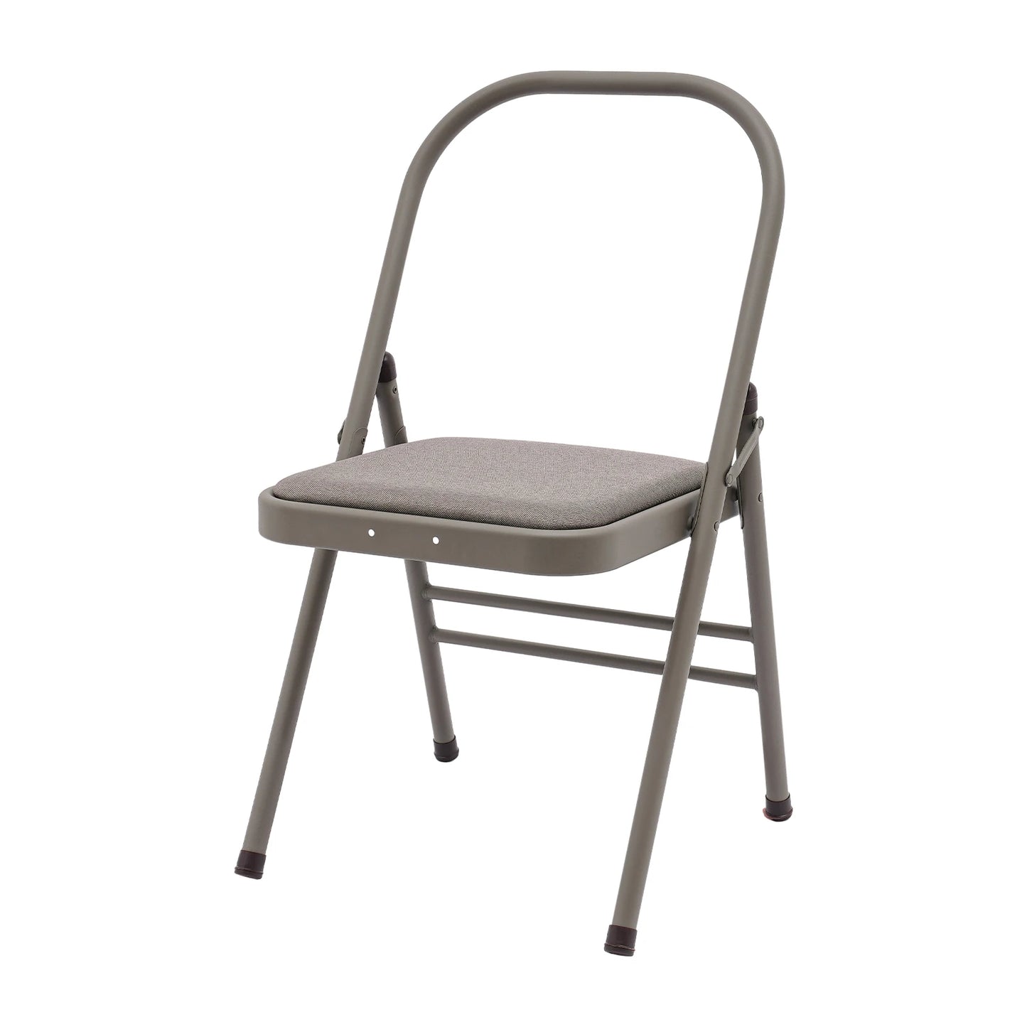 Foldable Yoga Auxiliary Chair With Lumbar Back Support