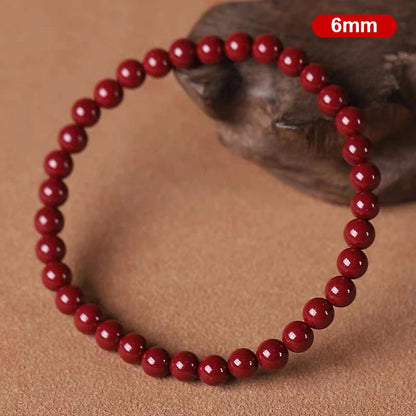 Natural Cinnabar Bracelet