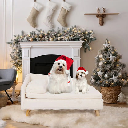 Waterproof Elevated Pet Bed With Cozy Pad