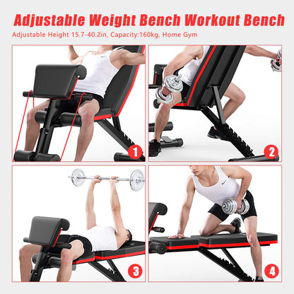 Multifunctional Workout Weight Fitness Bench