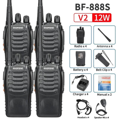 Dual Band Portable Long Range Walkie Talkie