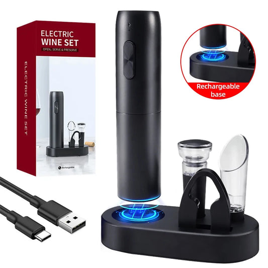 Rechargeable Electric Wine Bottle Opener
