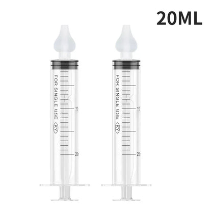 2Pcs Needle Tube Baby Nasal Aspirator Syringe