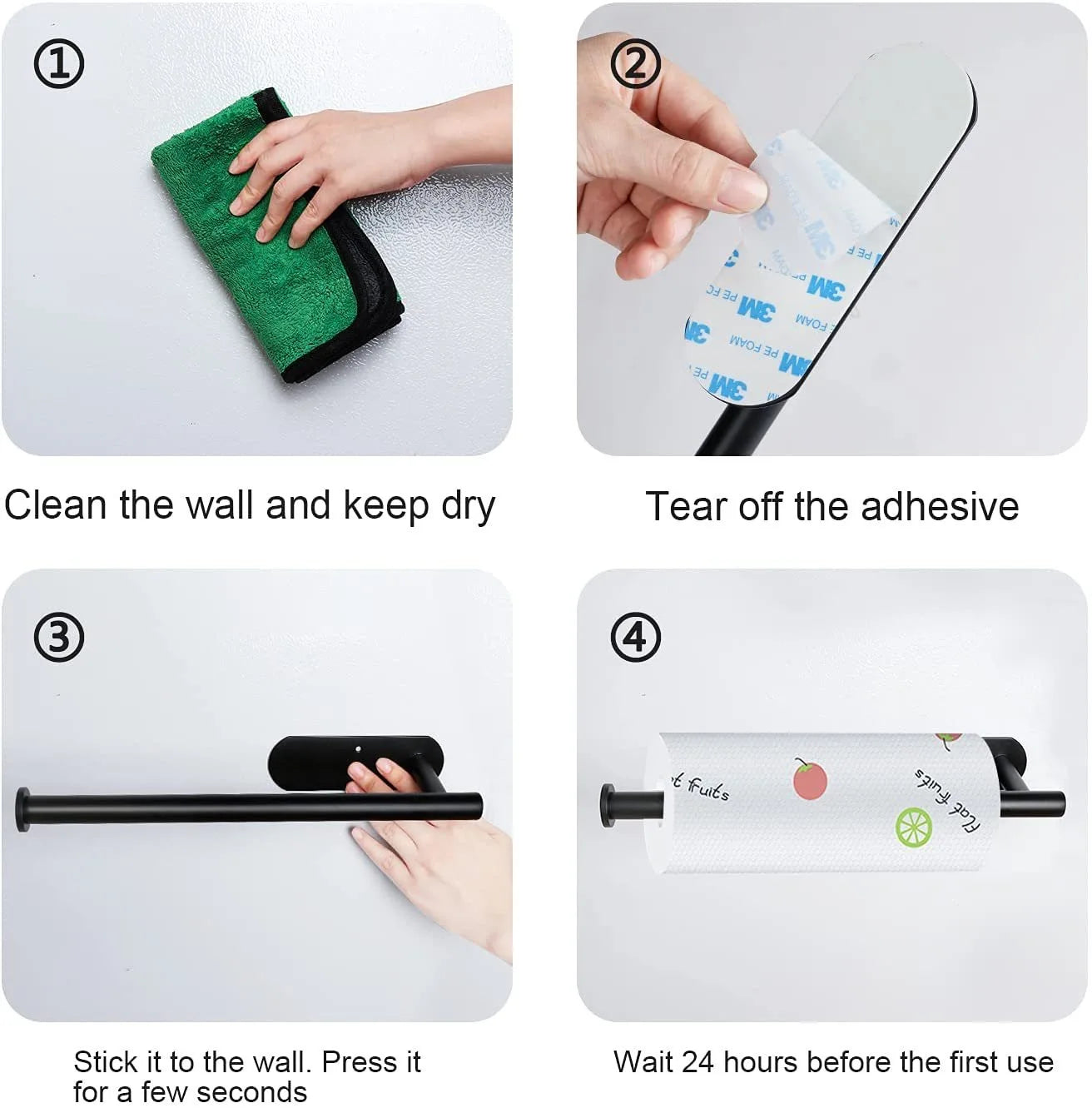 Stainless Steel Paper Towel Holder