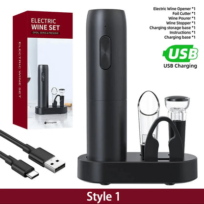 Rechargeable Electric Wine Bottle Opener