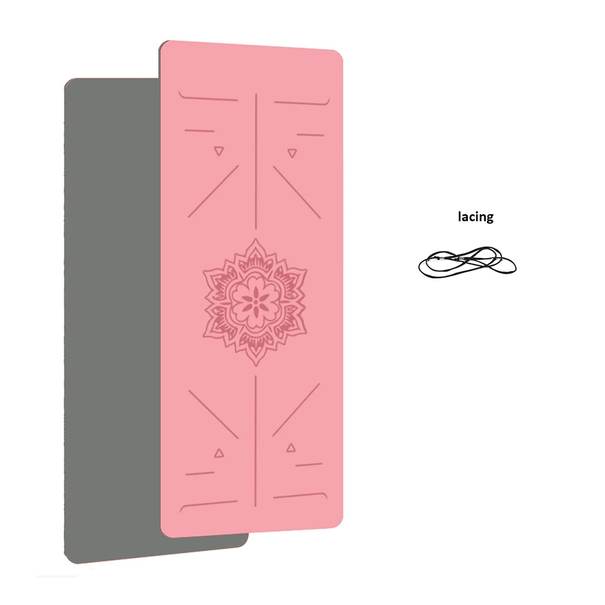 Non-slip TPE Yoga Mat With Guide Line