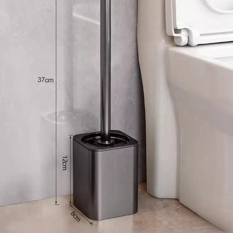 Metal Shell Wall-Mounted Toilet Brush Holder