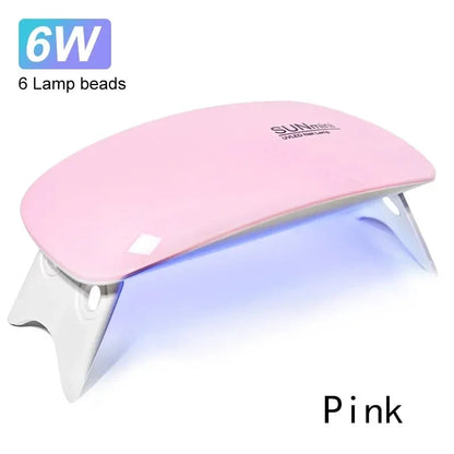Portable 6W Mini Nail Dryer Machine With USB Cable
