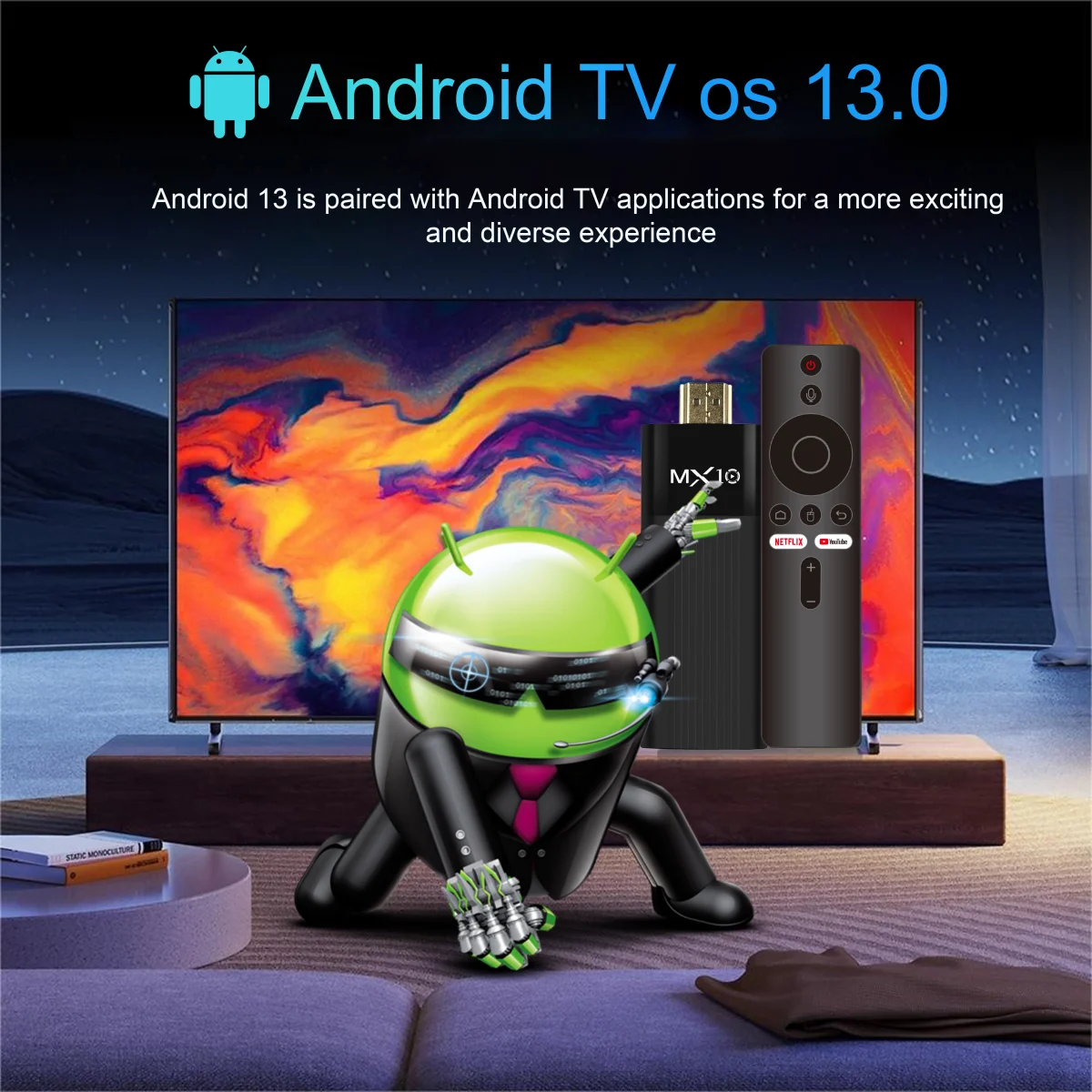 MX10-F3 Tv Stick Box