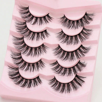 5 Pairs Cat Eye Lashes
