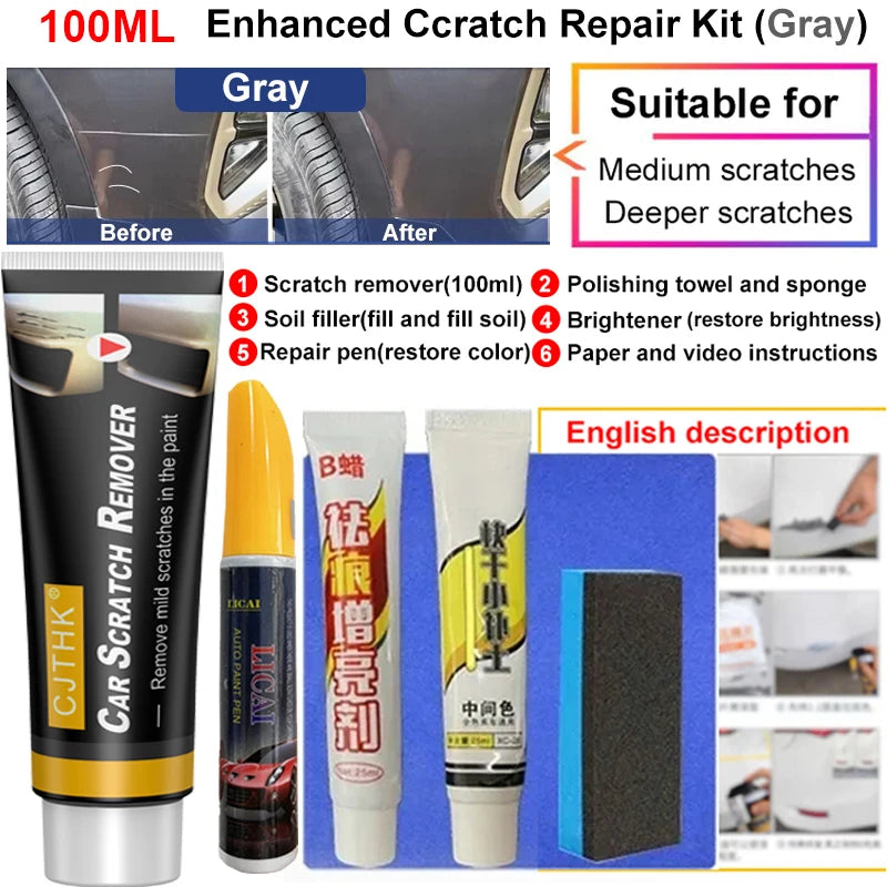 Car Polishing Paste With Sponge