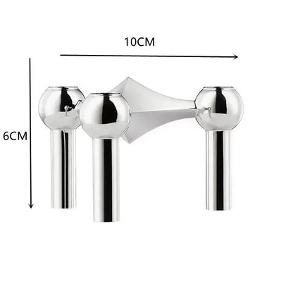 Metal Molecular Structure Candle Holder