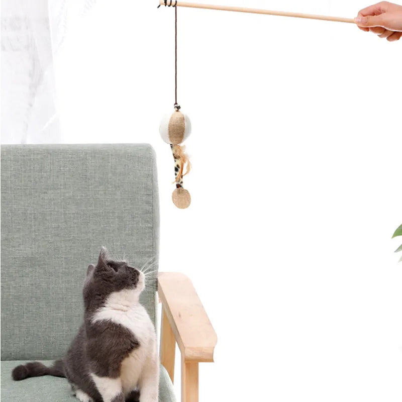 Pet Teaser Feather Toys