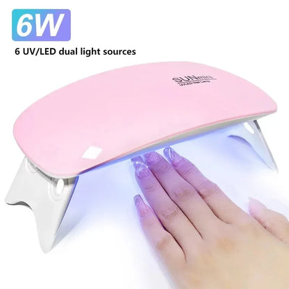 Portable 6W Mini Nail Dryer Machine With USB Cable