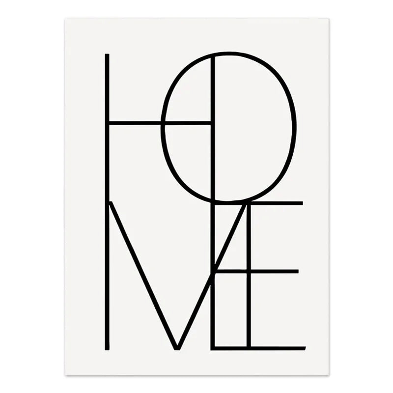 Abstract Bohemian Wall Art Poster