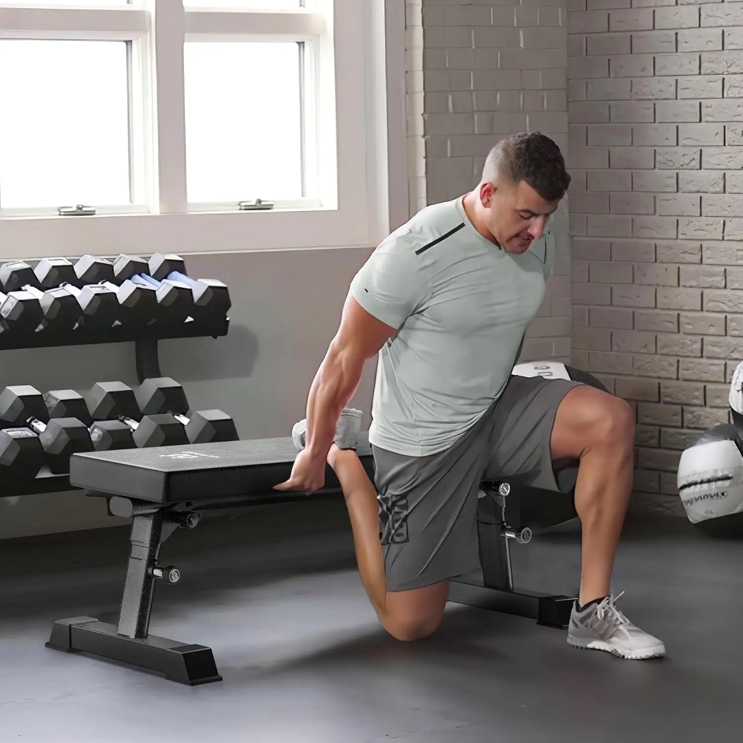 Heavy Duty Foldable Workout Bench for Home