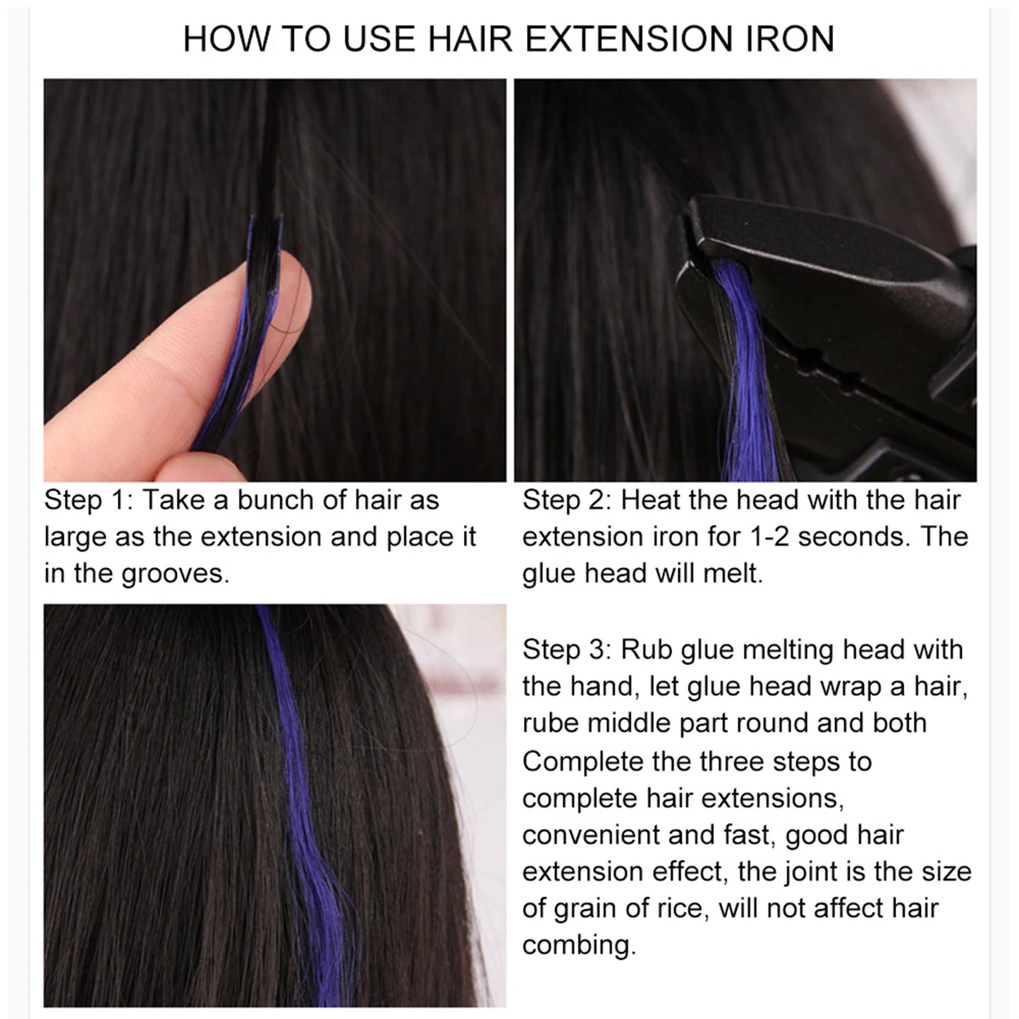 Hair Extension Iron 