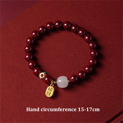 Natural Cinnabar Bracelet