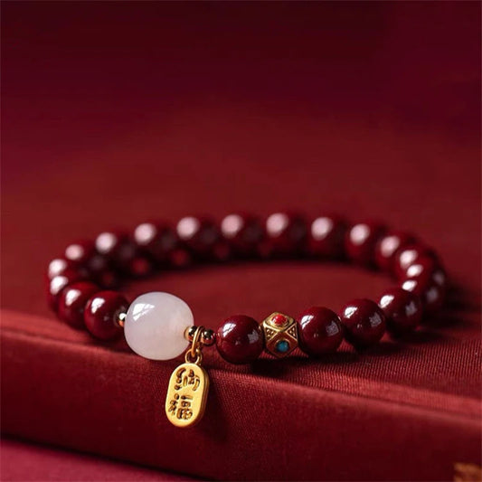 Natural Cinnabar Bracelet