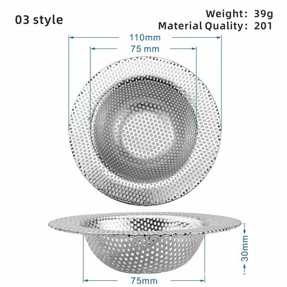 Stainless Steel Kitchen Sink Filter