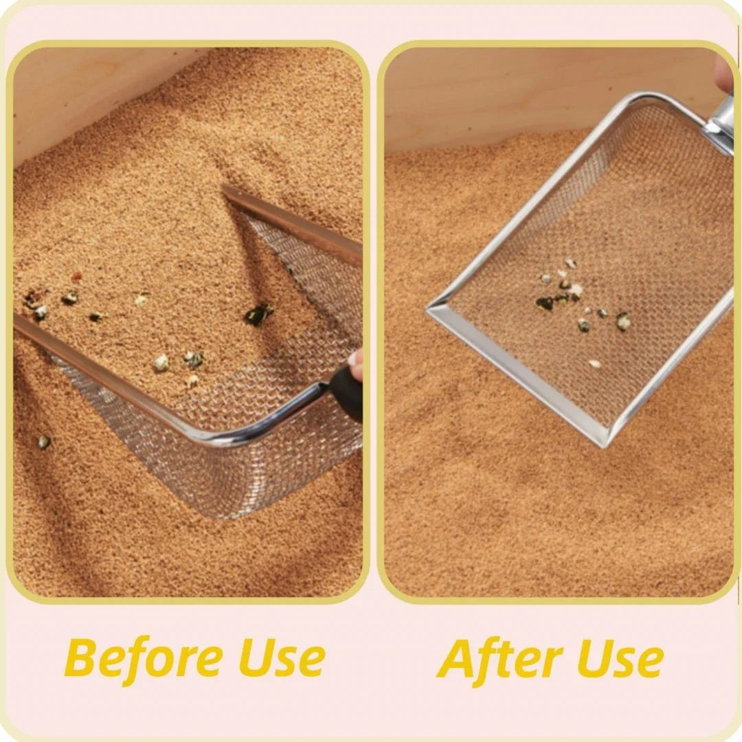 Durable Aluminum Alloy Cat Litter Scoop