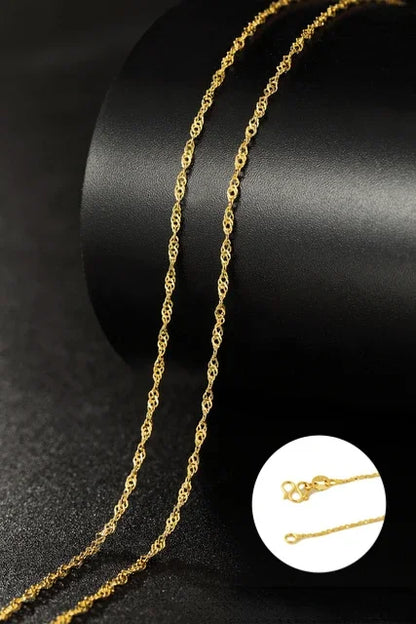 14k Original Gold Color Necklace Chain