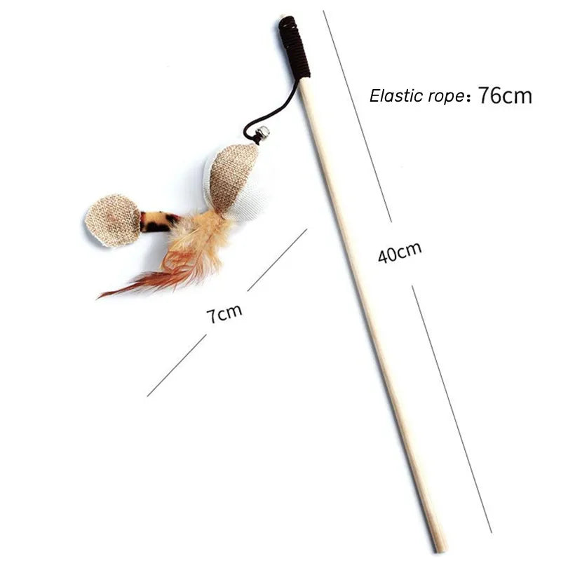 Pet Teaser Feather Toys