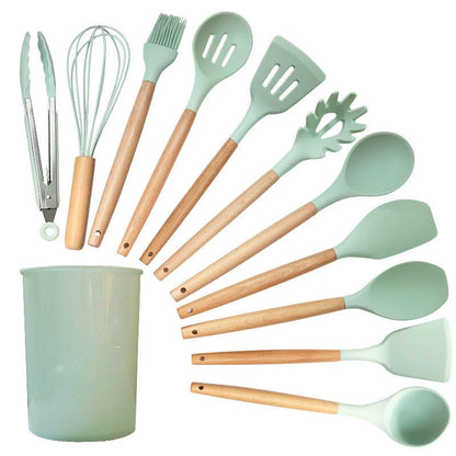 12PCS Non-Stick Silicone Utensils Set