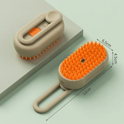 Rotatable Pet Spray Massage Brush