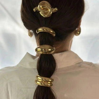 Metal Irregular Double-layer Hair Bands