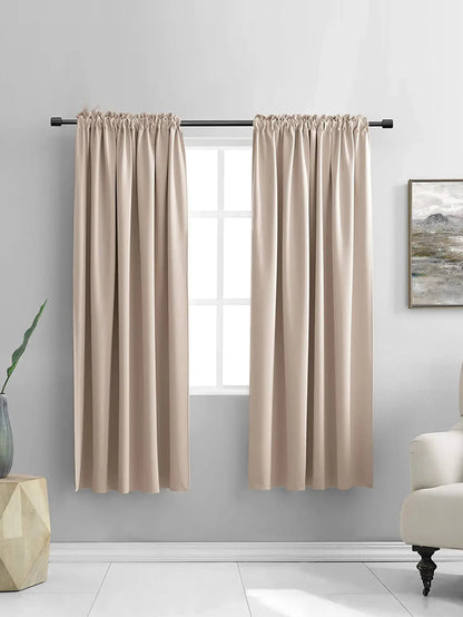 100%Shading Blackout Curtains