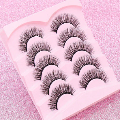 5 Pairs Cat Eye Lashes
