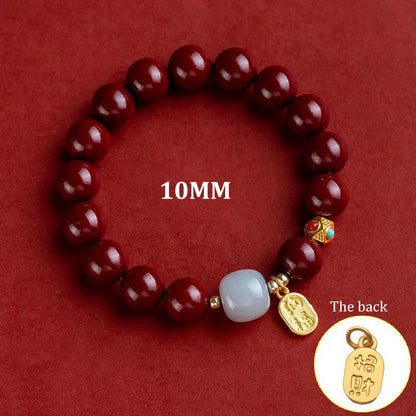 Natural Cinnabar Bracelet