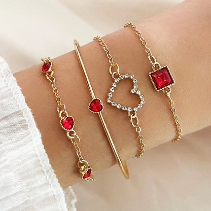 Fashionable Snake Imitation Gemstone Bangle