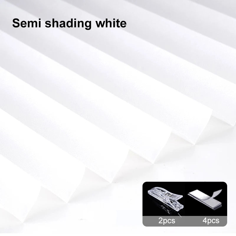 Self-Adhesive Pleated Blind High Shading Curtain
