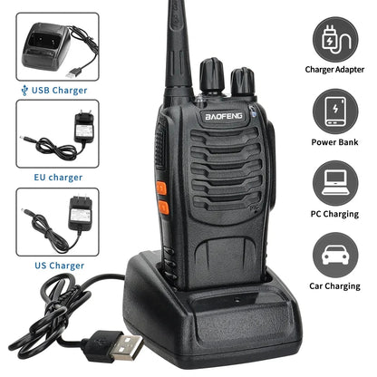 Dual Band Portable Long Range Walkie Talkie