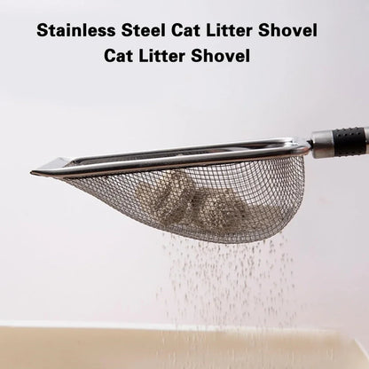 Durable Aluminum Alloy Cat Litter Scoop