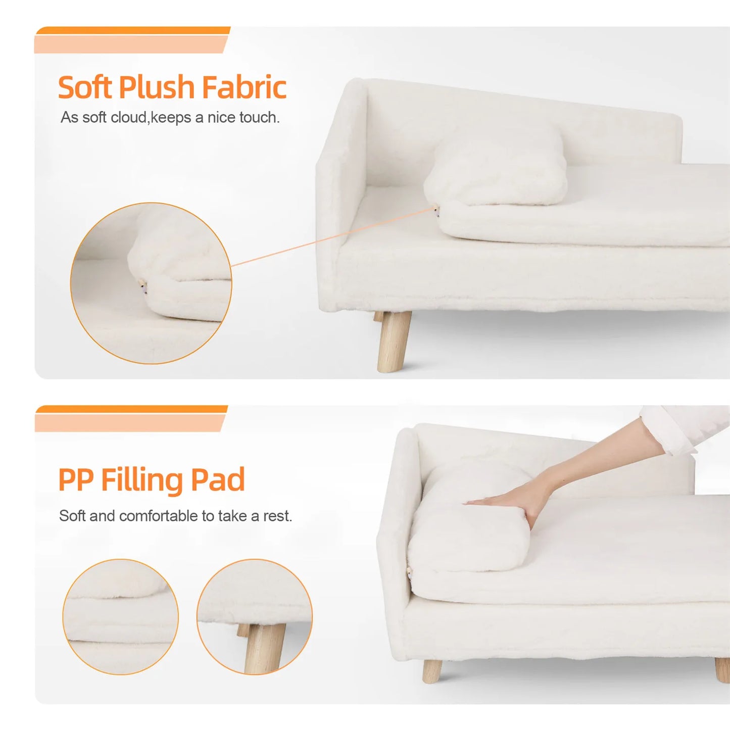 Waterproof Elevated Pet Bed With Cozy Pad