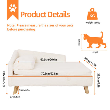 Waterproof Elevated Pet Bed With Cozy Pad