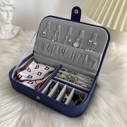 Leather Portable Jewelry Organizer