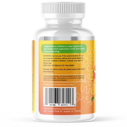 Organic Children's Multi-Vitamin Gummies