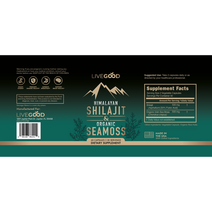 Himalayan Shilajit & Organic Sea Moss